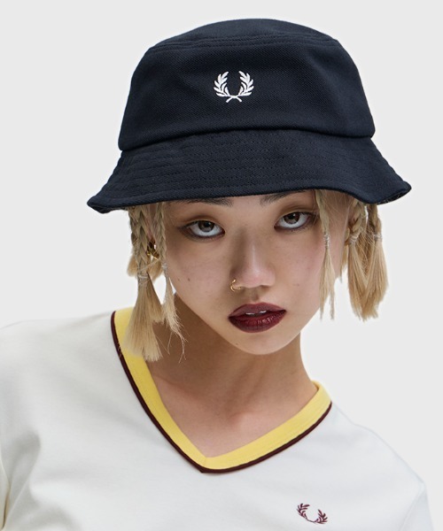 FRED PERRY（フレッドペリー） 帽子 ハット Pique Bucket Hat／ピケ