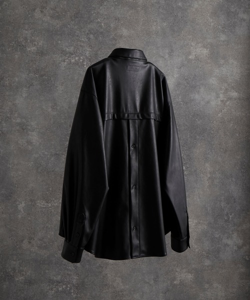 「ADRER」 長袖シャツ SMALL ブラック メンズ_画像3