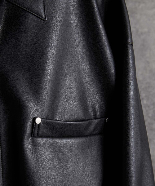 「ADRER」 長袖シャツ SMALL ブラック メンズ_画像8