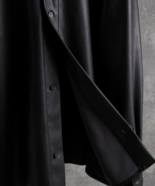 「ADRER」 長袖シャツ SMALL ブラック メンズ_画像9