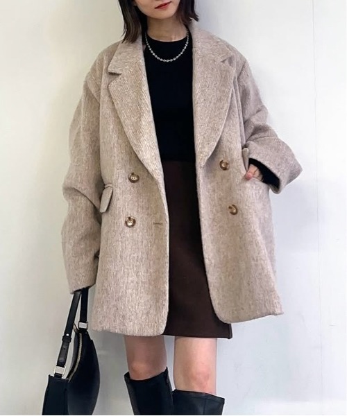 「solleim」 コート M ベージュ レディース_画像5