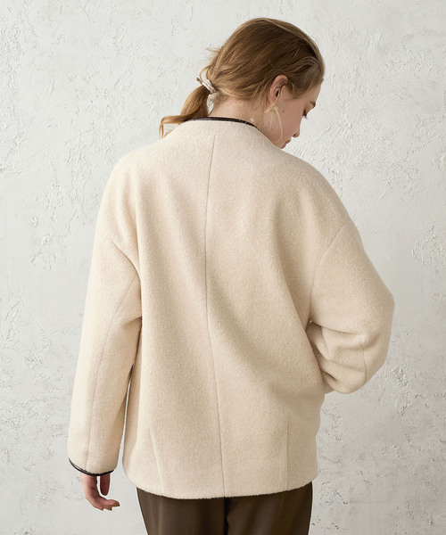 「LE SOUK HOLIDAY」 ブルゾン M ブラック レディース_画像6