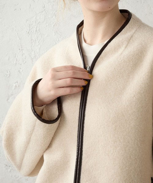 「LE SOUK HOLIDAY」 ブルゾン M ブラック レディース_画像8