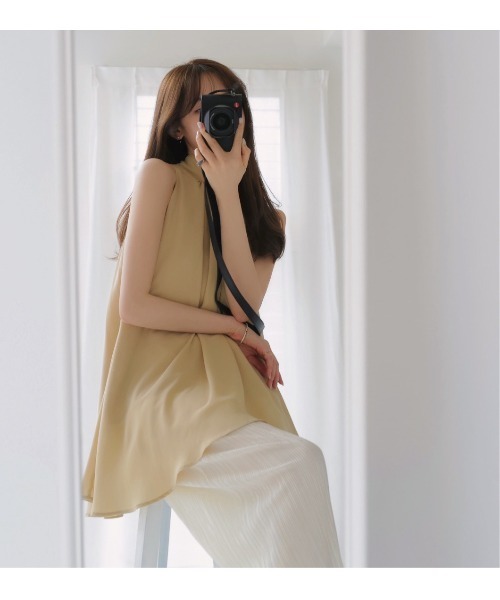 celon ブラウス シャツ chiffon tie blouse レディース : ZOZOTOWN