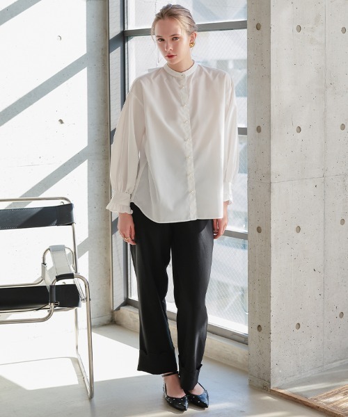 donoban フリルカラーブラウス DONOBAN(ドノバン)の「トップス レディース ブラウス シャツ