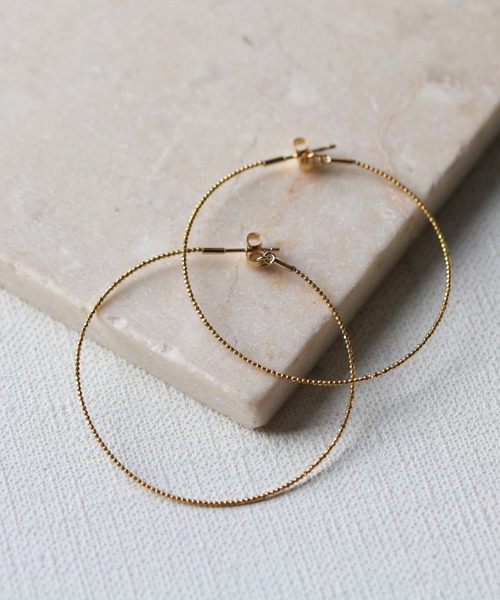 「cui-cui」 ピアス（両耳用） FREE イエローゴールド レディース_画像3