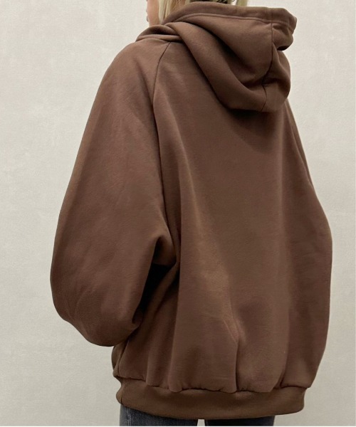 「SpRay」 プルオーバーパーカー FREE グレー レディース_画像7