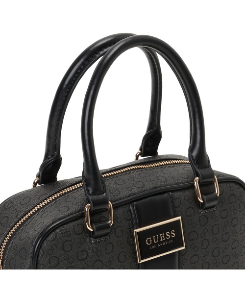 ノベルティ ブラック ハンドバッグ ケース付き GUESS（ゲス） ハンドバッグ ISABELLA Box Satchel ハンドバッグ