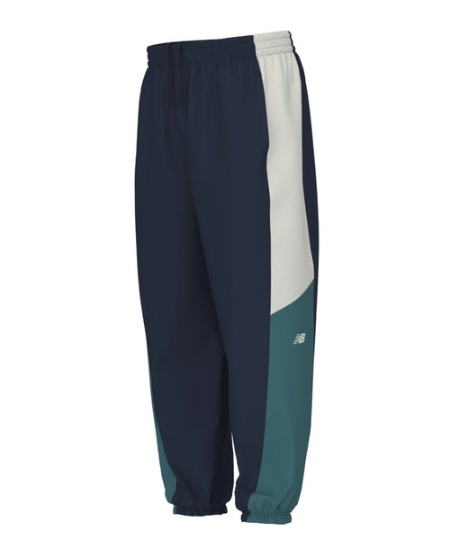 タグ付き未使用NB B WEEKEND パンツ Mサイズ 青黒 New Balance（ニューバランス） パンツ ウーブンジョガーパンツ メンズ