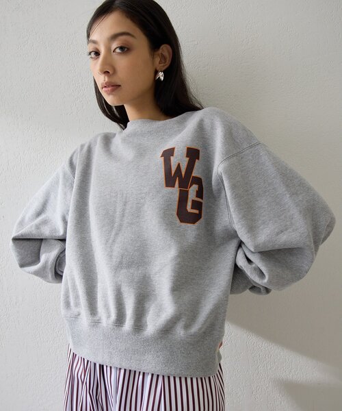 Whim Gazette（ウィム ガゼット） トレーナー スウェット ワンポイント