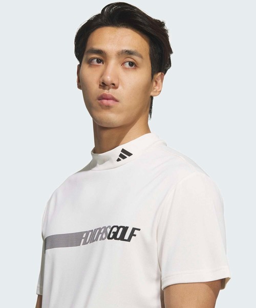 adidas（アディダス） ポロシャツ 半袖 モックネック 半袖ポロシャツ