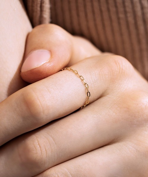 「Canal 4℃」 リング #14 イエローゴールド レディース_画像5