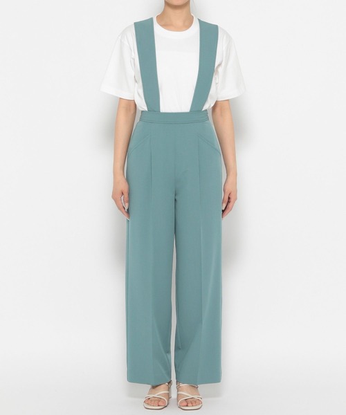 「Andemiu」 スラックス SMALL グリーン レディース_画像3