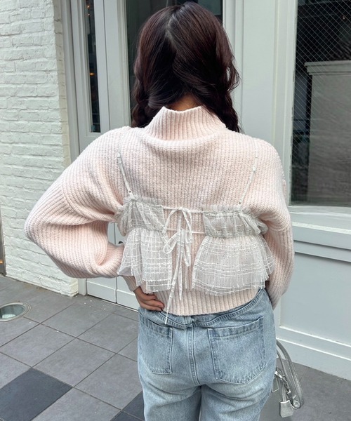 「one after another NICE CLAUP」 コンビワンピース FREE アイボリー レディース_画像2