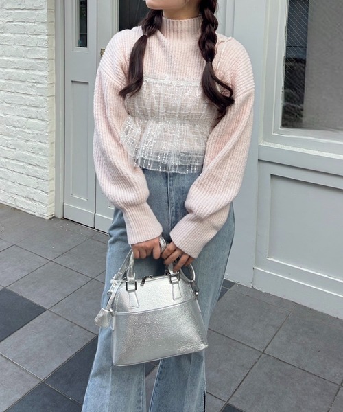 「one after another NICE CLAUP」 コンビワンピース FREE アイボリー レディース_画像3