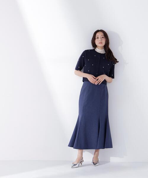 カーディガン 「Oggi.jp掲載」ハート刺繍ニットジャケット レディースの画像
