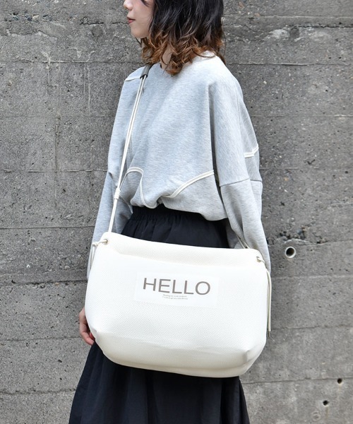 Bleu Bleuet（ブルーブルーエ） ショルダーバッグ バッグ メッシュロゴ