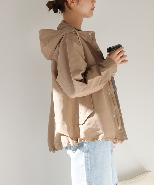 「JOURNAL STANDARD relume」 マウンテンパーカー FREE ベージュ レディースの画像