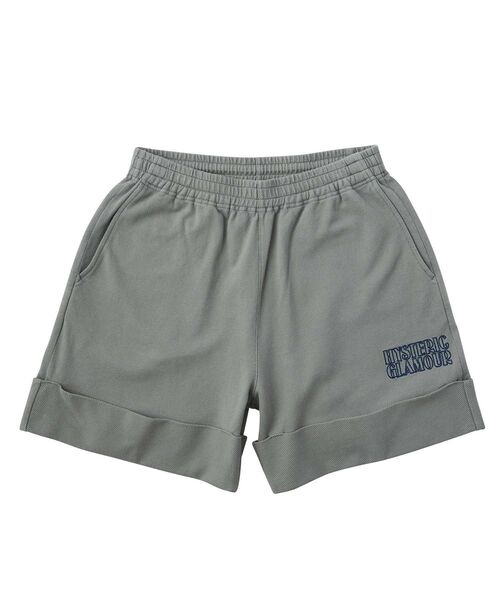 H7613-118ヒステリックグラマー　コットンリネン　ショートパンツ Y2K HYSTERIC GLAMOUR（ヒステリックグラマー） パンツ HYSTERIC刺繍