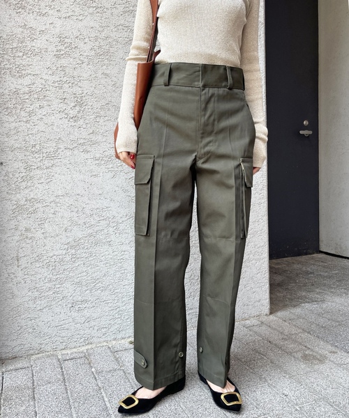 「Spick \u0026 Span」 カーゴパンツ 36 カーキ レディースの画像