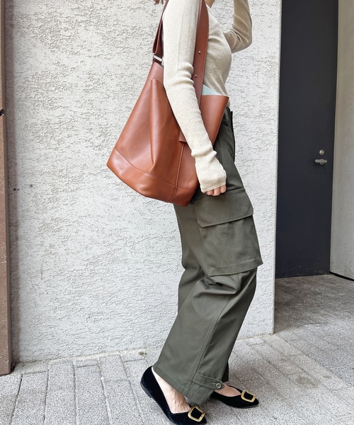 「Spick \u0026 Span」 カーゴパンツ 36 カーキ レディースの画像