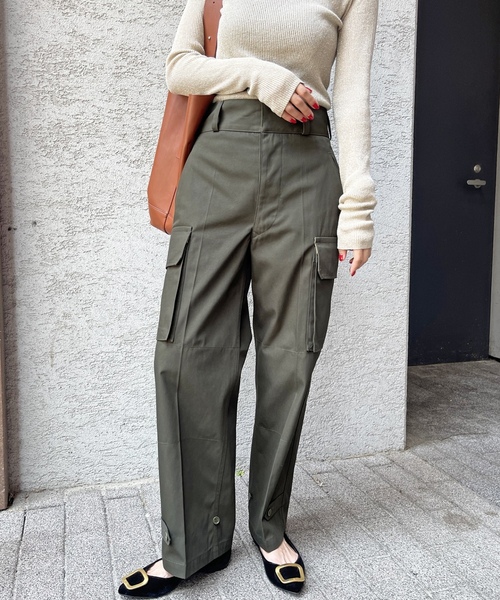 「Spick \u0026 Span」 カーゴパンツ 36 カーキ レディースの画像