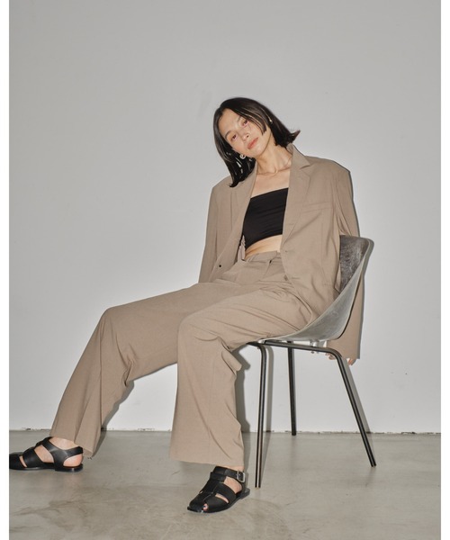 「TODAYFUL」 パンツ 36inch グレイッシュベージュ レディースの画像