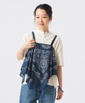 キャミソール バンダナ プリント キャミの詳細画像3