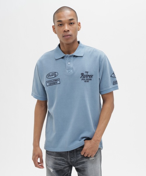 ポロシャツ 「A.A.R.C」POLO SHIRT / ポロシャツ / AVIREX / アヴィレックス メンズ レディースの画像