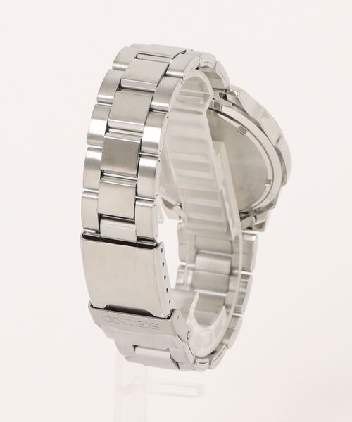 SEIKO アナログ腕時計 シルバー SEIKO（セイコー） アナログ腕時計 FREE ブラック×シルバー メンズ