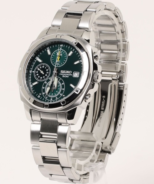 SEIKO（セイコー） アナログ腕時計 FREE ブラック×シルバー メンズ