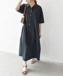 シャツワンピース SHIPS any:「洗濯機...の詳細画像1