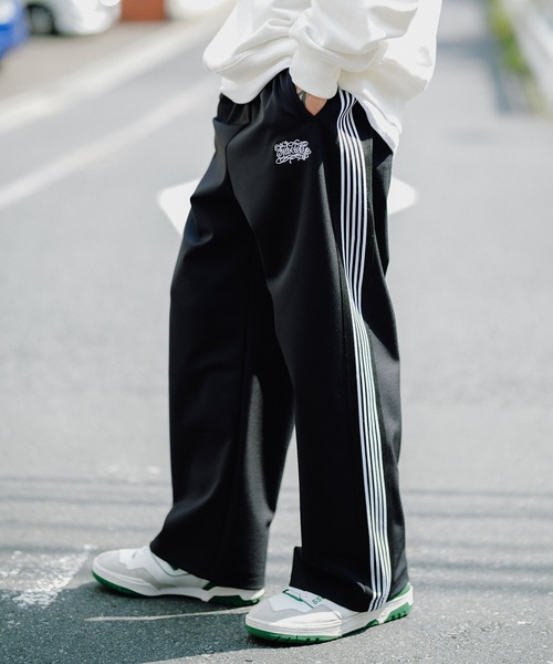 「Subciety」 ジャージパンツ LARGE グリーン メンズ_画像2