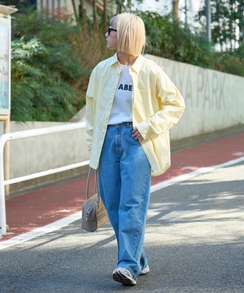 「CIAOPANIC TYPY」 長袖シャツ LARGE イエロー メンズ_画像2