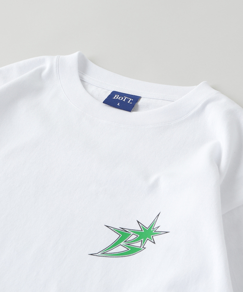 BoTT Tシャツ ホワイト ブルーロゴ　半袖　2ytee BoTT（ボット） tシャツ B LOGO TEE メンズ : ZOZOTOWN Yahoo!店