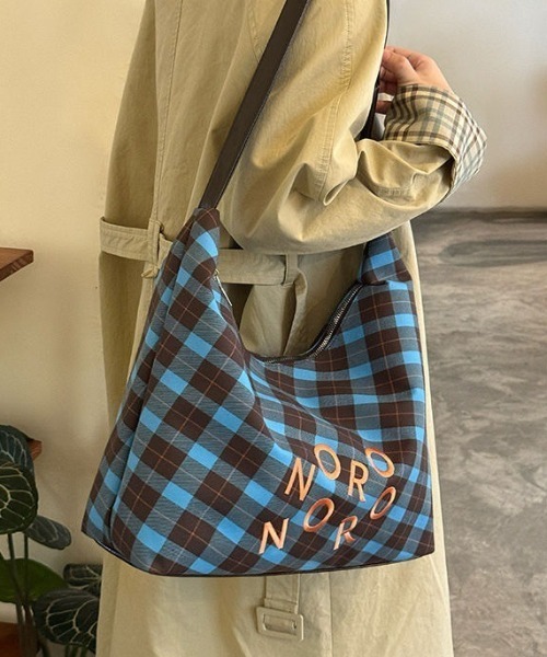 ショルダーバッグ バッグ Retro logo checkered shoulder bag