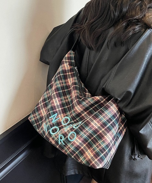 ショルダーバッグ バッグ Retro logo checkered shoulder bag
