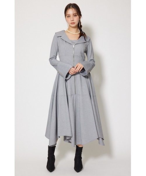 rienda（リエンダ） 長袖ワンピース MEDIUM グレー系その他 レディース