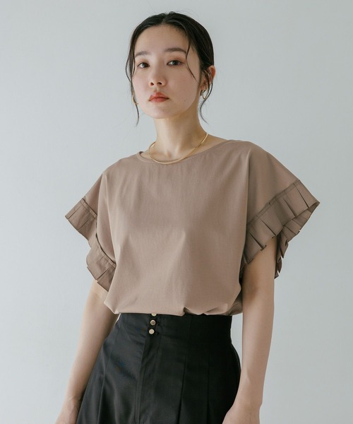 rurumu: ×スズキエイミ カットソー Andemiu（アンデミュウ） tシャツ ソデフハクタックカットソー