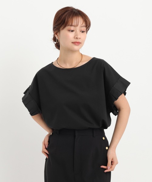 Andemiu（アンデミュウ） tシャツ ソデフハクタックカットソー
