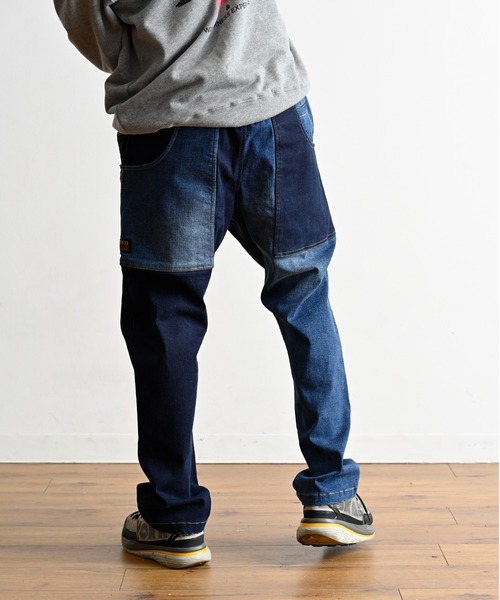 「WILDERNESS EXPERIENCE」 デニムパンツ MEDIUM ライトインディゴブルー メンズ_画像7
