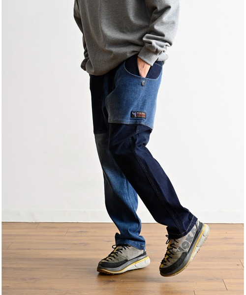 「WILDERNESS EXPERIENCE」 デニムパンツ MEDIUM ライトインディゴブルー メンズ_画像8
