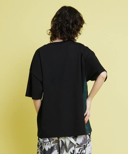 「FRAPBOIS」 半袖Tシャツ 1 ブラック レディース_画像6