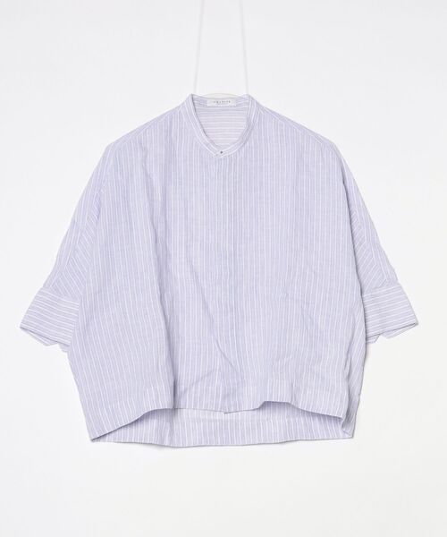 MACPHEE」 7分袖シャツ 36 パープル系その他 レディース MACPHEE