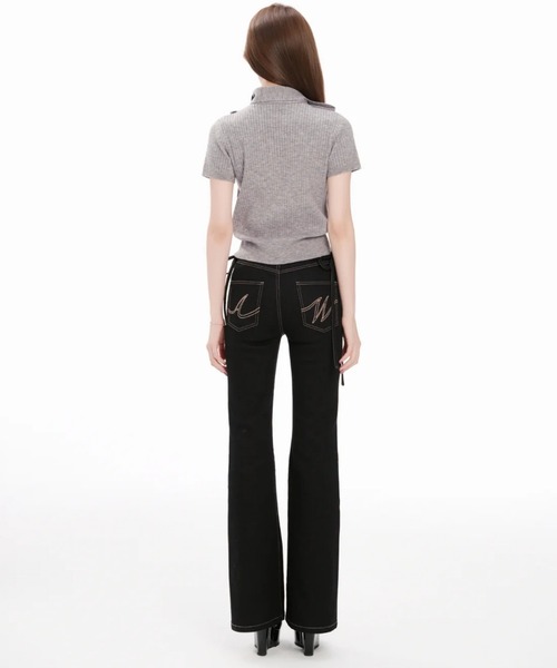 ANDWANG ニット セーター Statement Ribbon Knit Top レディース