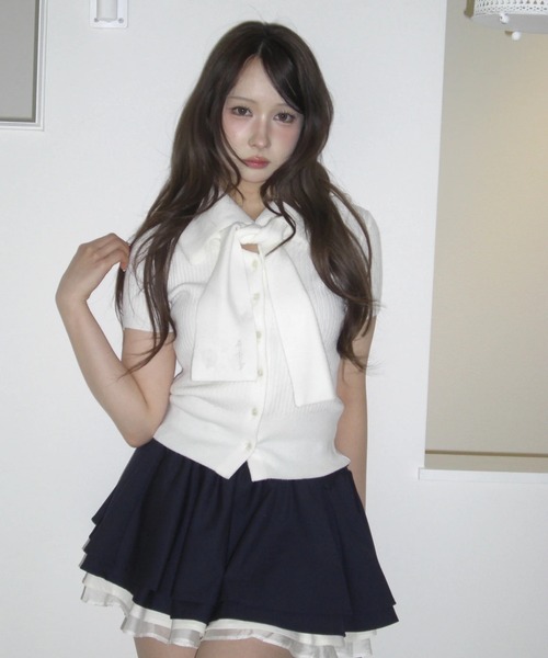 ANDWANG ニット セーター Statement Ribbon Knit Top レディース