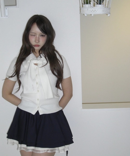 ANDWANG ニット セーター Statement Ribbon Knit Top レディース