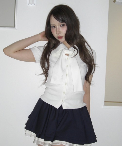 ANDWANG ニット セーター Statement Ribbon Knit Top レディース