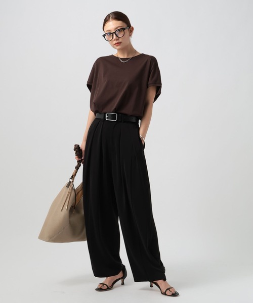パンツ 「シルエット変更可」フィブリルリラックスパンツ レディース | BAYFLOW | 17