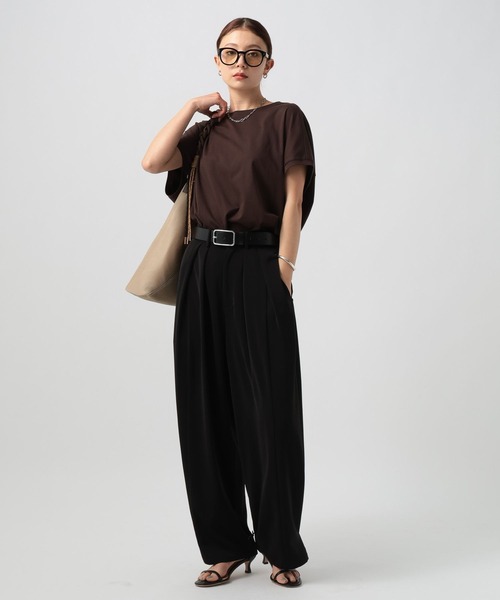 パンツ 「シルエット変更可」フィブリルリラックスパンツ レディース | BAYFLOW | 19